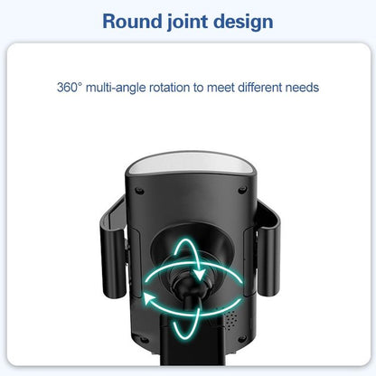 Wireless 10W Fast Charge Car Phone Holder With Voice Broadcast - Automatic-1915197730775502855