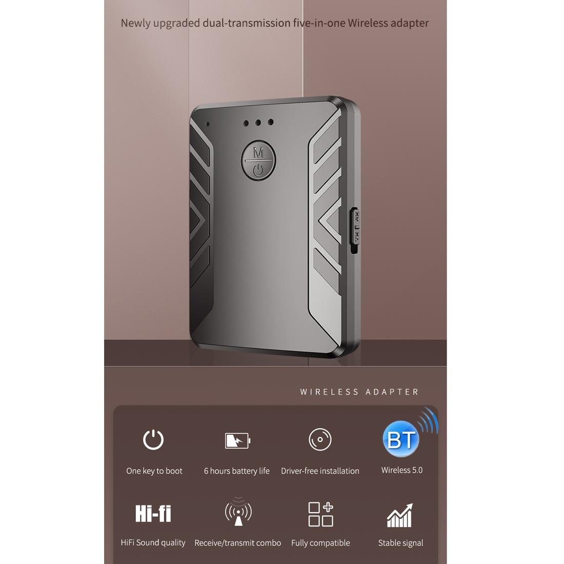 2-In-1 Bluetooth Audio Adapter T-19 Receiver / Transmitter-1915197822324576257