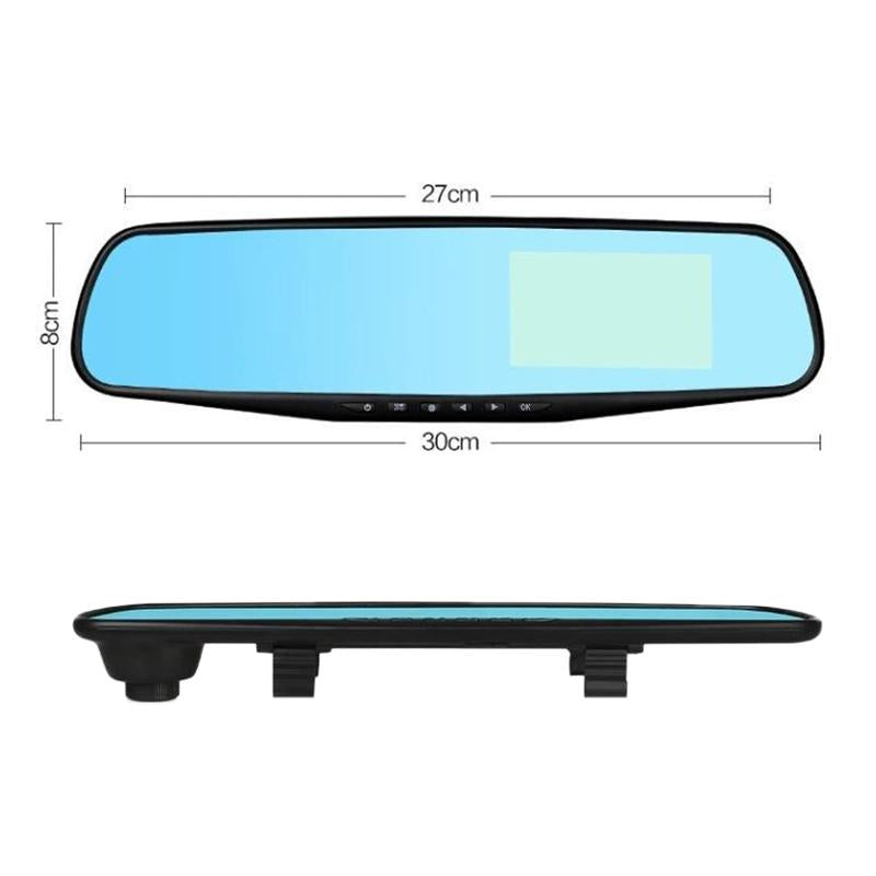 4.3 Dual-Lens Hd Night Vision Driving Recorder With Parking Monitoring And Motion Detection - Vs6 Car-1915197245242871809