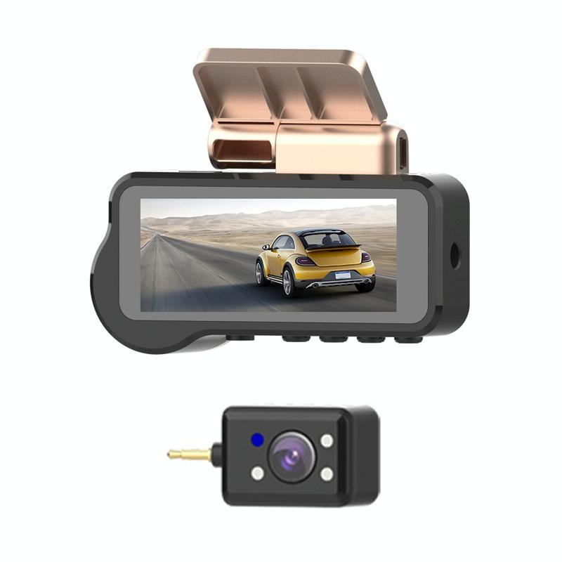 1080P Hd Night Vision Wifi Driving Recorder With In-Car Camera - 3.16 Inch-1915197254235459585