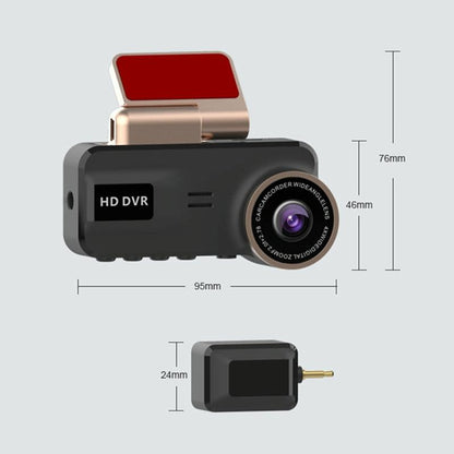 1080P Hd Night Vision Wifi Driving Recorder With In-Car Camera - 3.16 Inch-1915197254235459587