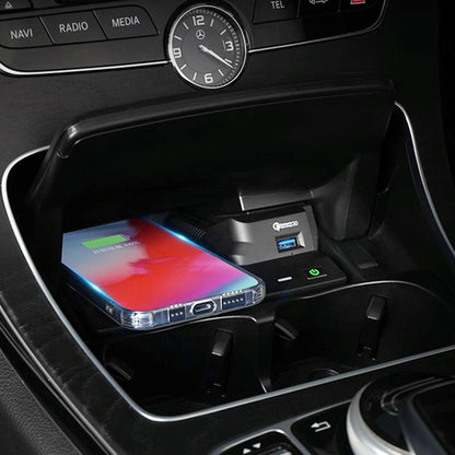Wireless Charger For Mercedes-Benz C Class - 10W Qi Standard Quick Charge - 2015-2021-1915197101311135750