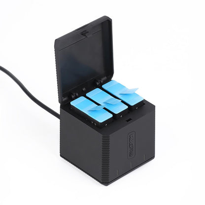 Triple Usb Charger Box For Gopro Hero9 / 10 With Indicator Light And Cable-1915196511021568005