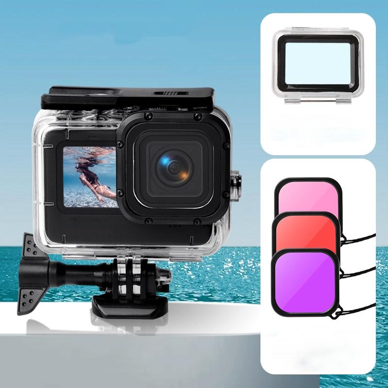 Waterproof Touch Case With Lens Filter For Gopro Hero10 / 9-1915197410729136128