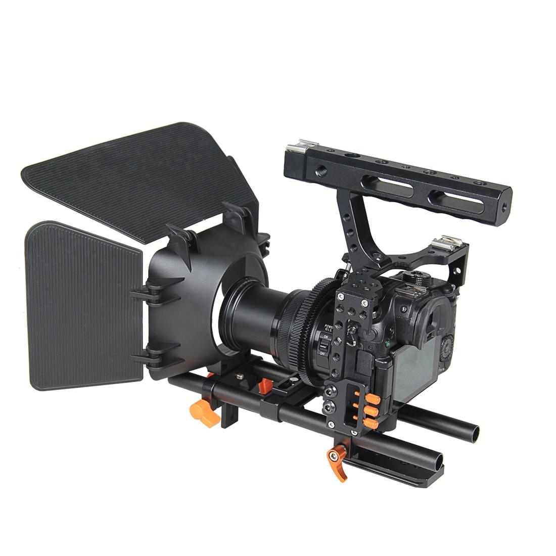 Sony A7 Cage Set With Stabilizer Follow Focus And Matte Box - Orange-1915196535335948288