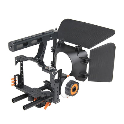 Sony A7 Cage Set With Stabilizer Follow Focus And Matte Box - Orange-1915196535335948293