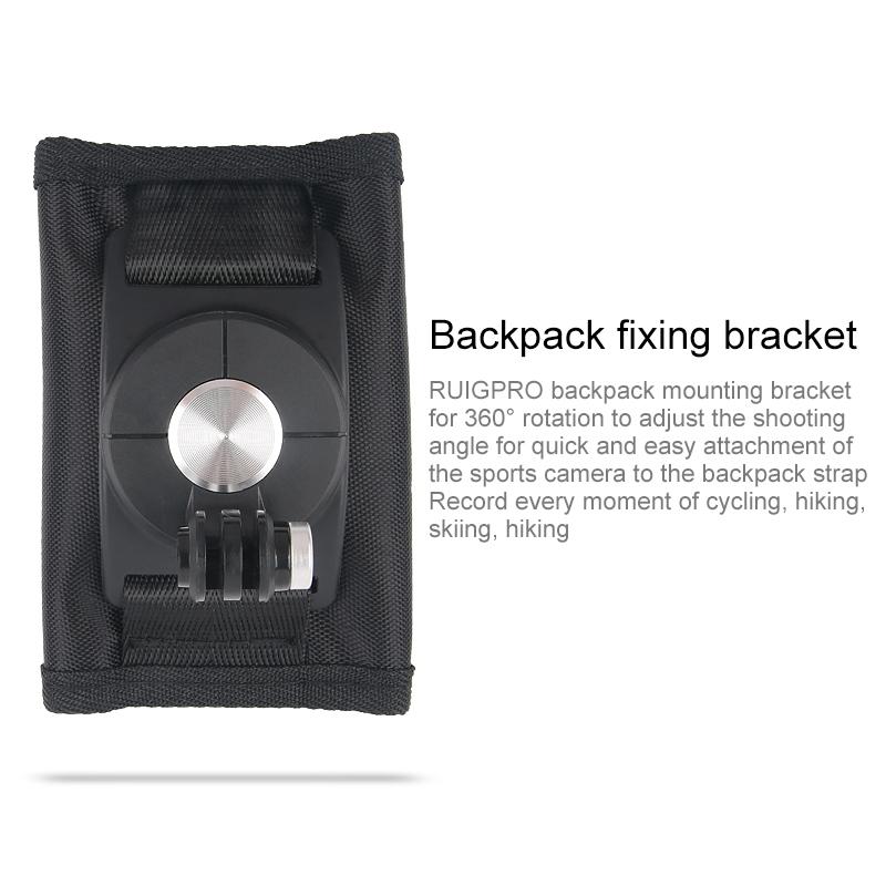 360 Degree Rotating Quick Release Backpack Strap Mount For Gopro Hero12-1915196746493988867