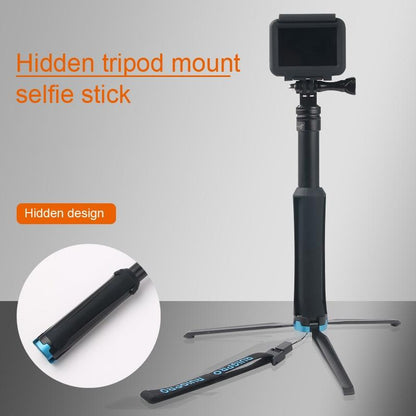Foldable Tripod Selfie Stick For Action Cameras - 23.5-81Cm Length-1915197152213209097