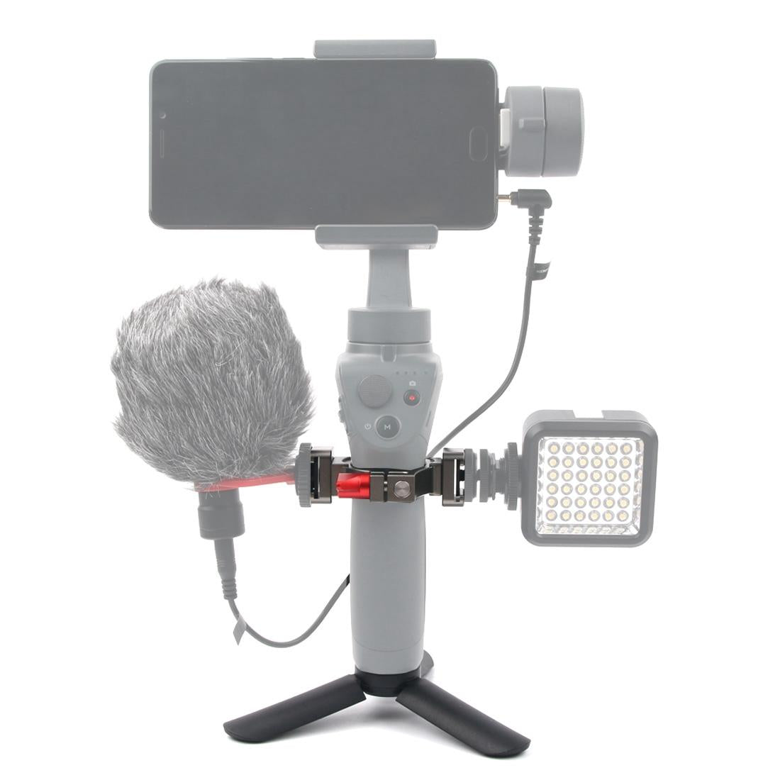 Compact Tripod Mount For Dji Mobile 2 With Flashlight Extension-1915197820533608456