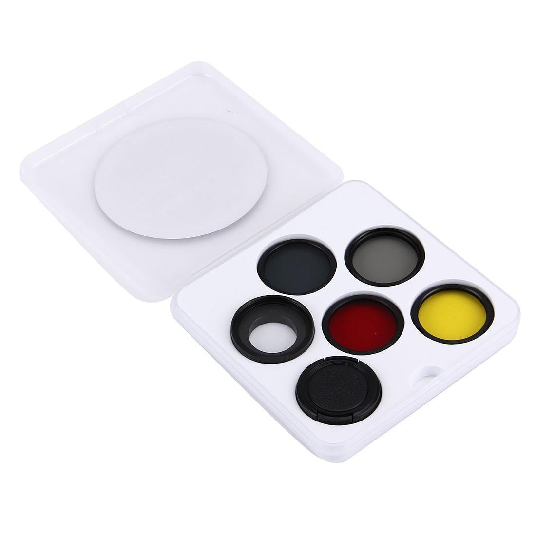 37Mm Lens Filter Set For Gopro Hero4 / 3 / 3+ With Cpl Uv Nd4 Fld Filters And Protective Cap-1915197582364250118