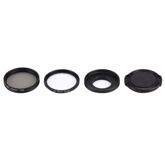 Professional 40.5Mm Lens Filter Kit For Gopro Hero4 / 3 / 3+ With Waterproof Housing And Adapter Ring-1915197511929303041