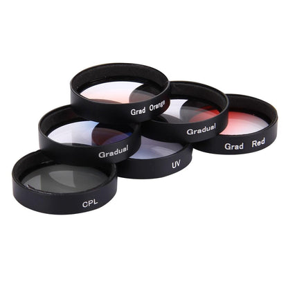 Professional 6-In-1 Lens Filter For Dji Phantom 3 / 4 - Cpl / Uv / Gradual 34Mm-1915197087897751554