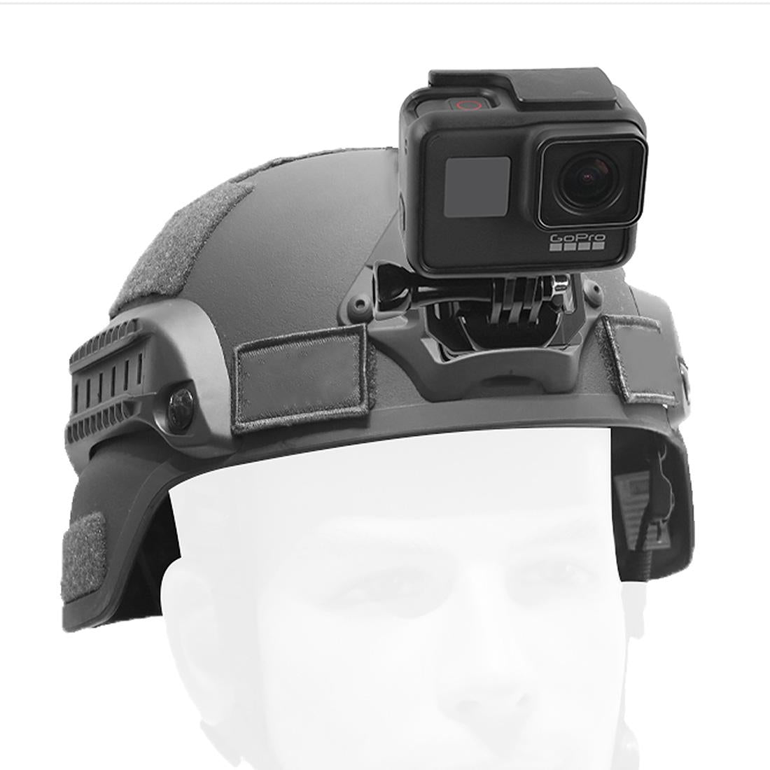 Aluminium Alloy Helmet Selfie Stand For Gopro And Xiaoyi Sports Camera-1915198006991392776