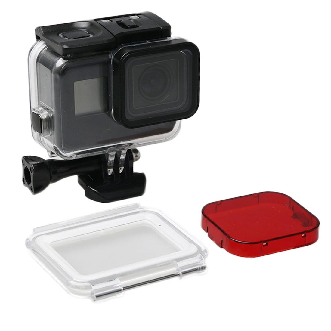 60M Waterproof Diving Case For Gopro Hero6 / 5 With Touch Screen Back Door And Filter Buckle-1915197871964164101