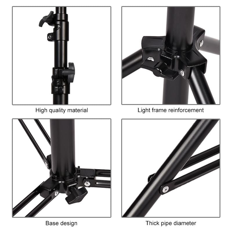 Professional Photography Lighting Stand With Spring Buffer For Studio Flash-1915197452726702083