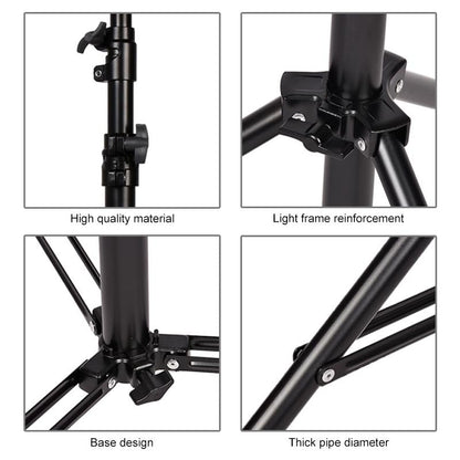 Professional Photography Lighting Stand With Spring Buffer For Studio Flash-1915197452726702083