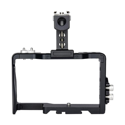 Sony A6000 / A6300 / A6500 / A6400 Camera Cage Stabilizer With Handle - Black-1915196750268862468
