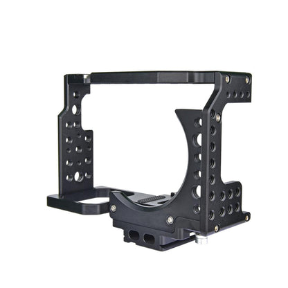 Video Camera Cage Stabilizer For Sony A7K / A72 / A73 / A7S2 / A7R3 / A7R2 / A7X Black-1915196805742727169