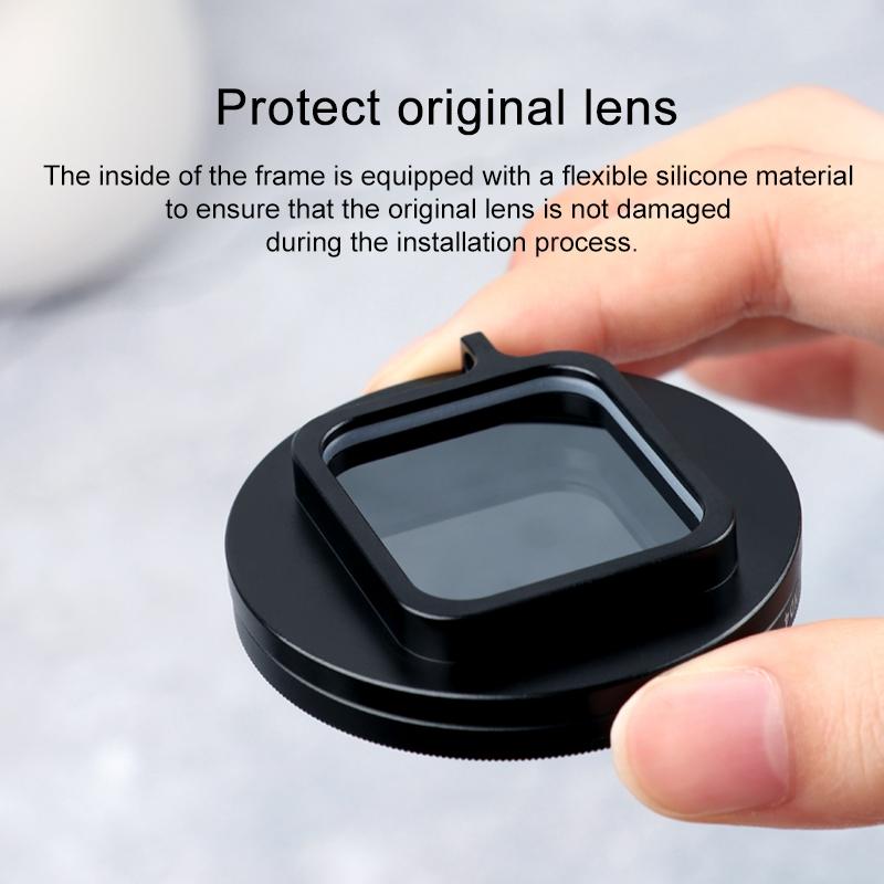 52Mm Professional Filter Set For Gopro Hero 7 / 6 / 5 With Adapter And Lens Cap-1915197230105628674