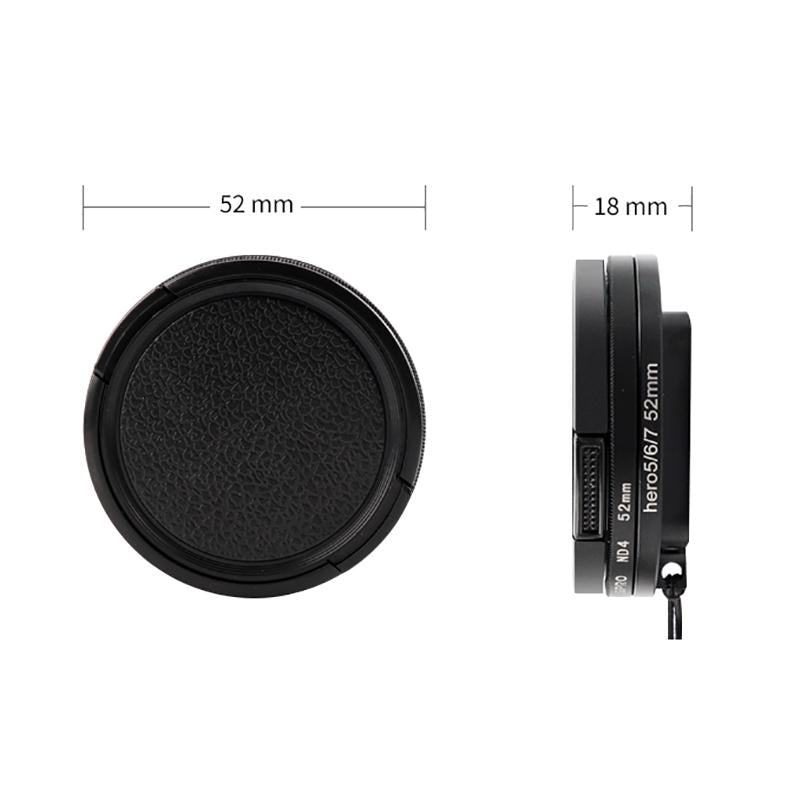 52Mm 8X Filter Kit For Gopro Hero 7 / 6 / 5 With Adapter And Lens Cap-1915198055993446407