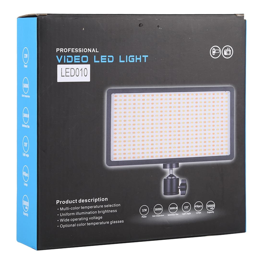 Professional Led Studio Light For Vlogging & Photography - 416 Leds 3600Lm-1915197473073270791