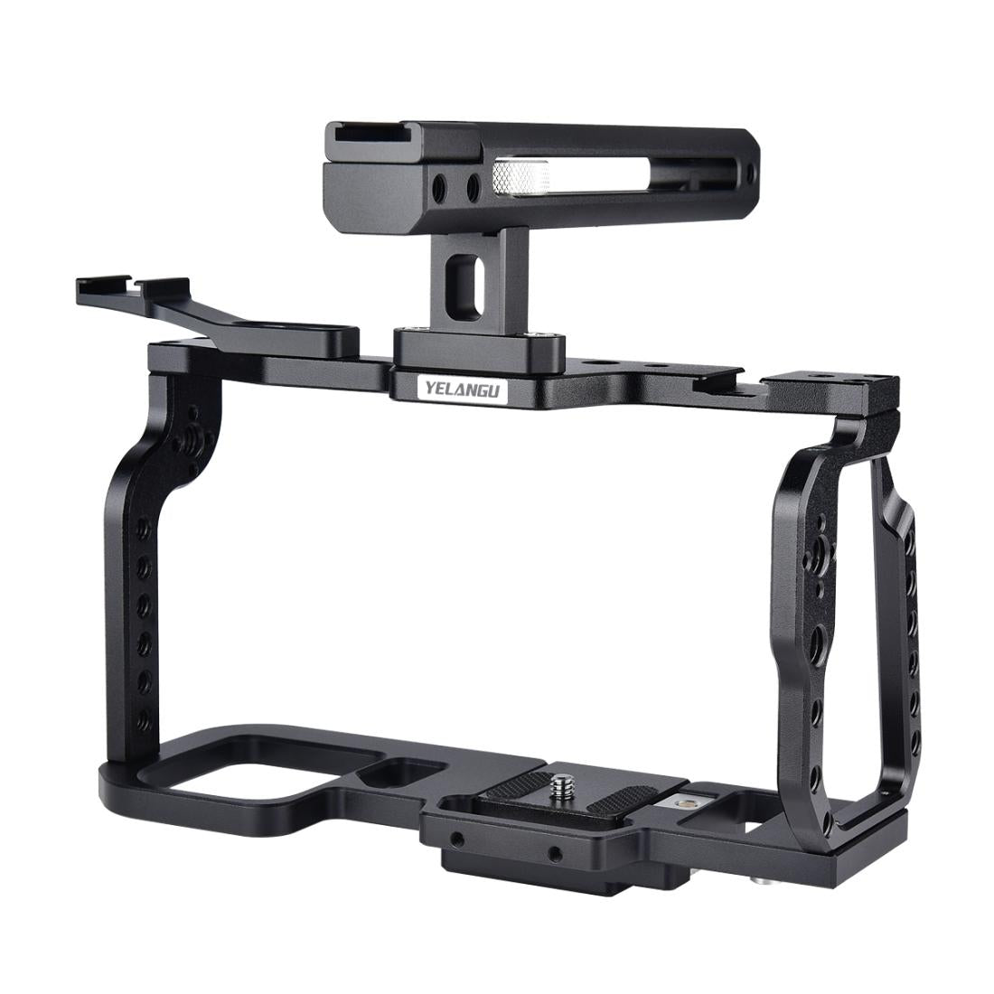 Video Camera Cage Stabilizer For Dji Bmpcc 4K - Black Handle-1915196500468699137