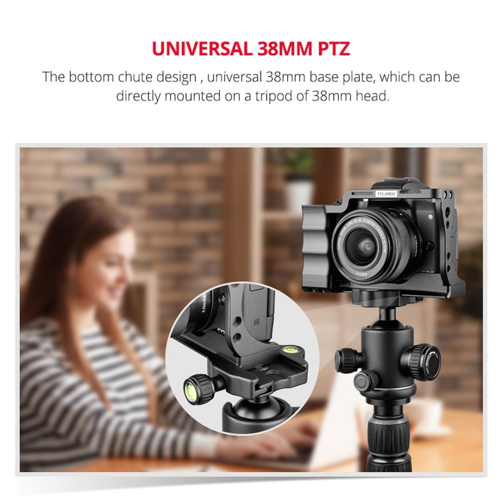 Video Camera Cage Stabilizer For Canon Eos M50 - Black-1915196512854478852