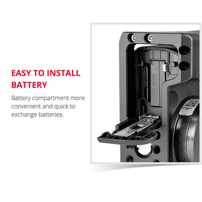 Video Camera Cage Stabilizer For Canon Eos M50 - Black-1915196512854478853