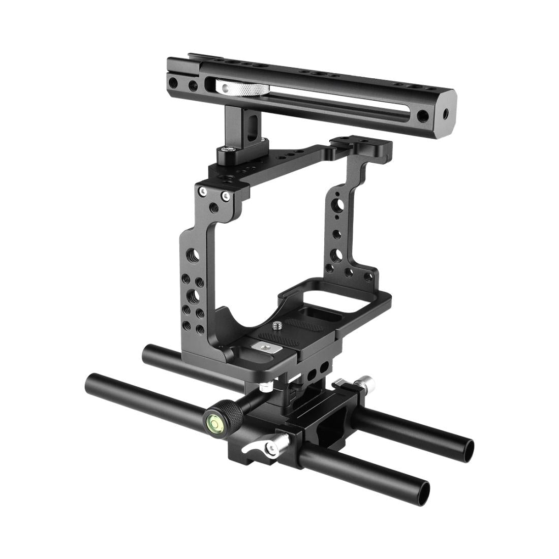 Video Camera Cage Stabilizer With Handle And Rail Rod For Nikon Z6 / Z7-1915196790118944776