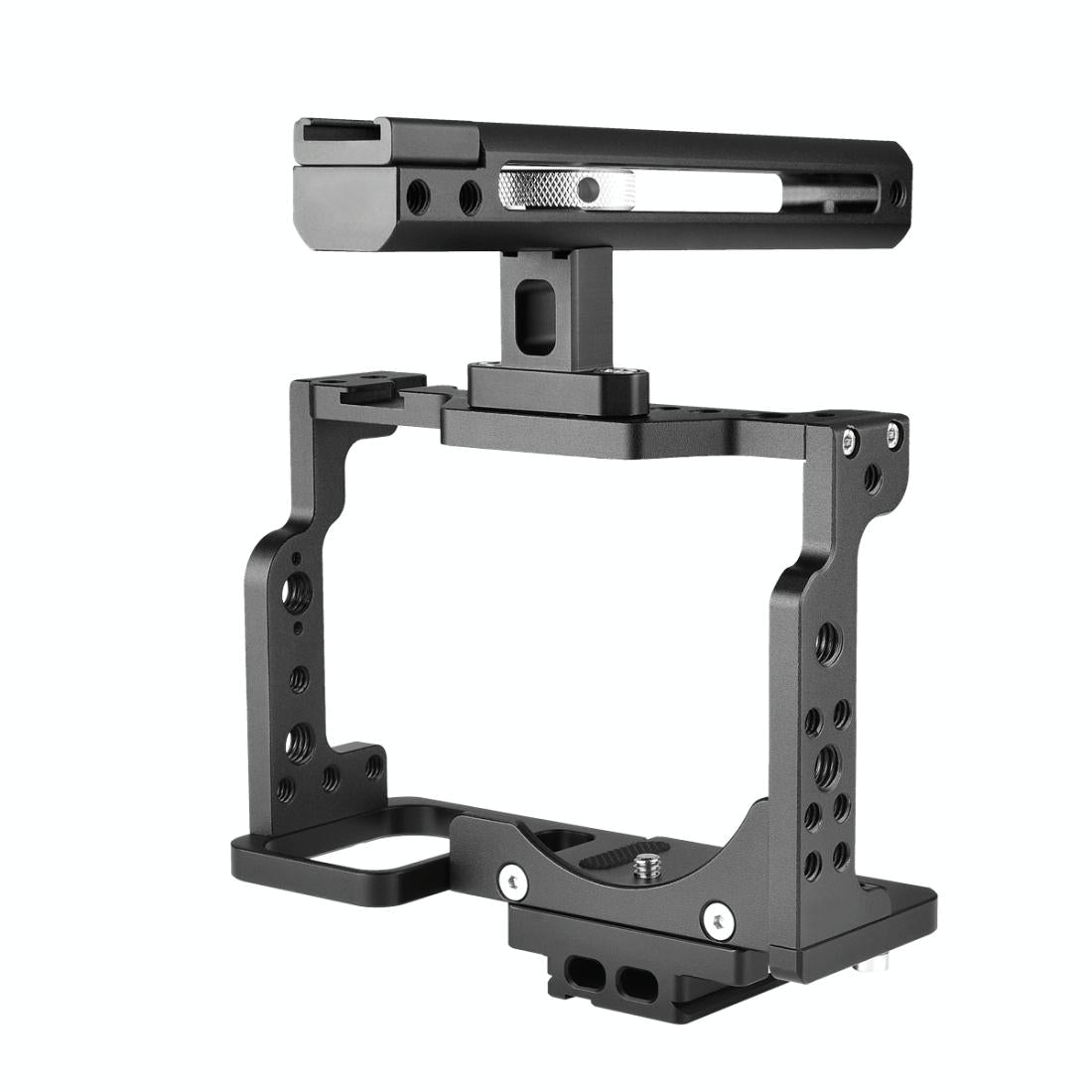 Video Camera Cage Stabilizer With Handle For Nikon Z6 / Z7 - Black-1915196486296145921