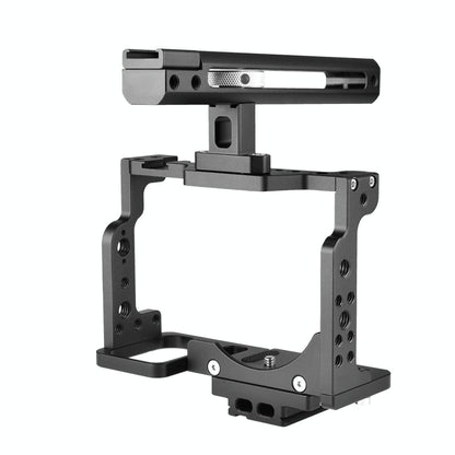 Video Camera Cage Stabilizer With Handle For Nikon Z6 / Z7 - Black-1915196486296145921