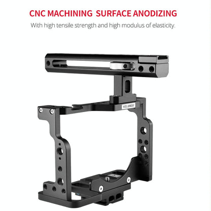 Video Camera Cage Stabilizer With Handle For Nikon Z6 / Z7 - Black-1915196486296145922