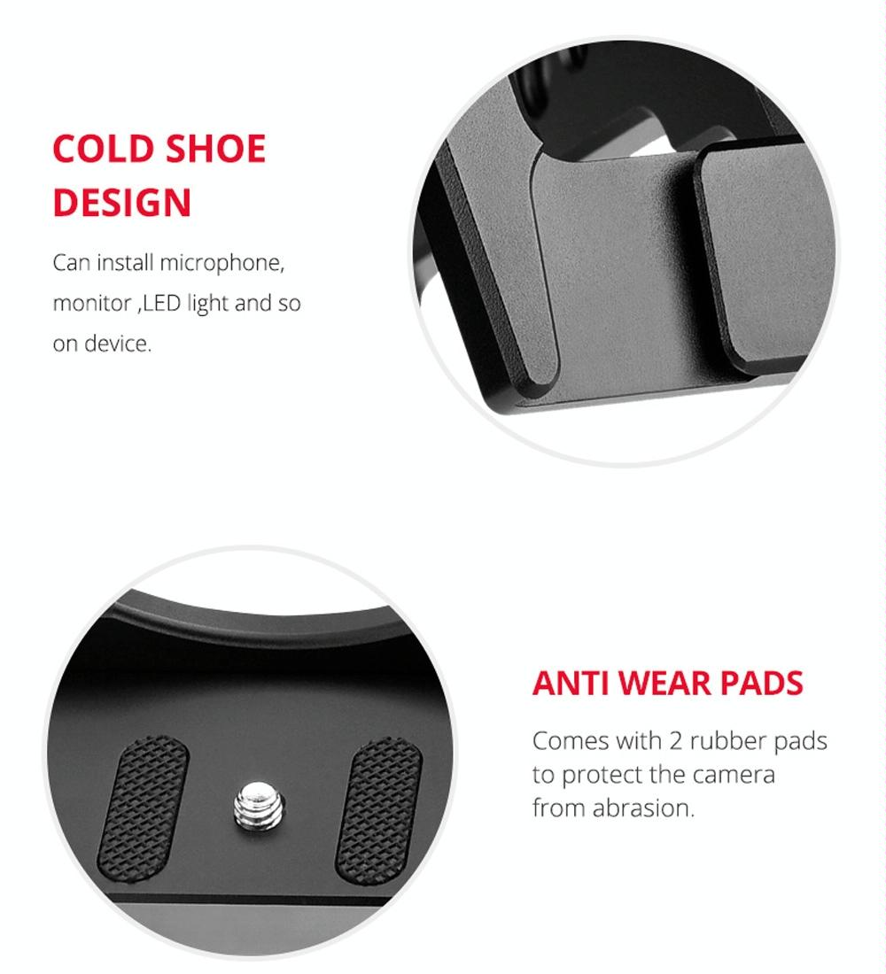 Panasonic Lumix Dc-S1H / Dc-S1 / Dc-S1R Camera Cage Stabilizer - Black-1915196713631617026