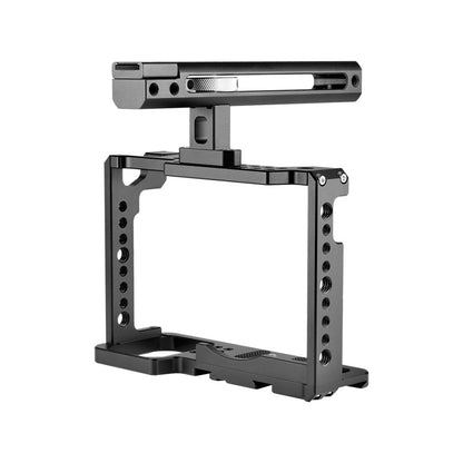 Panasonic Lumix Dc-S1H / Dc-S1 / Dc-S1R Camera Cage Stabilizer With Handle - Black-1943465052631863297