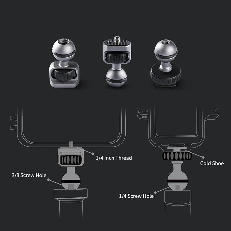 Adjustable Magic Arm Mount For Slr Camera - Grey-1915196550829707268