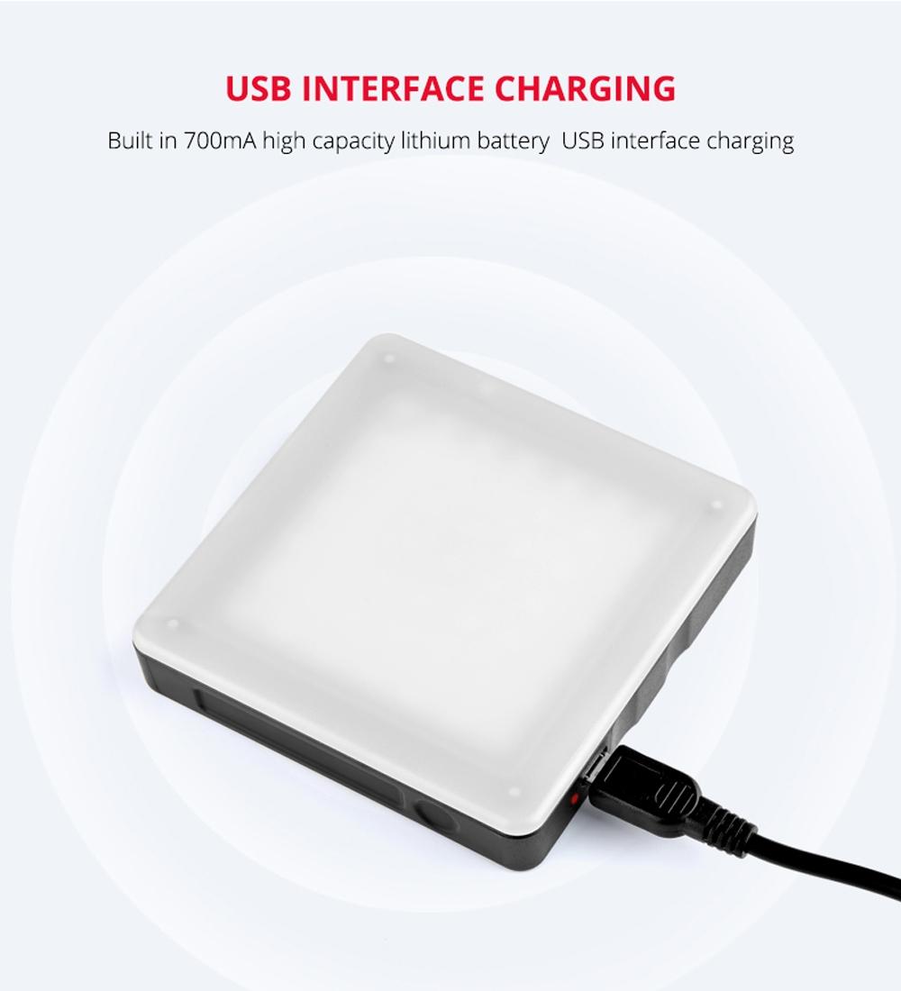 Portable 49-Led Phone Photography Fill Light With 6 Filters - Black-1915196701686239235