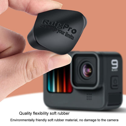 Soft Rubber Camera Lens Protective Cap For Gopro Hero10 / Hero9 - Scratch Resistant-1915196772364455939