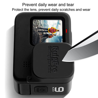 Soft Rubber Camera Lens Protective Cap For Gopro Hero10 / Hero9 - Scratch Resistant-1915196772364455940