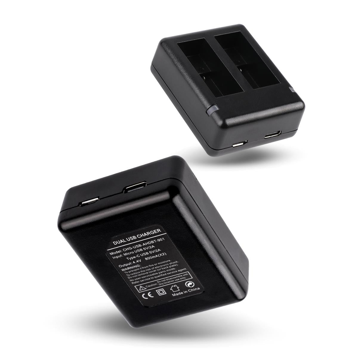 Gopro Hero9 / 10 Dual Battery Charger With Usb Cable & Indicator Light-1915196785702342658