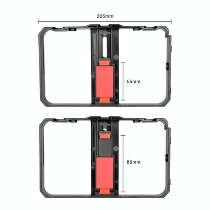 Vlogging Video Rig With Led Light Mic & Tripod-1915197461593460745