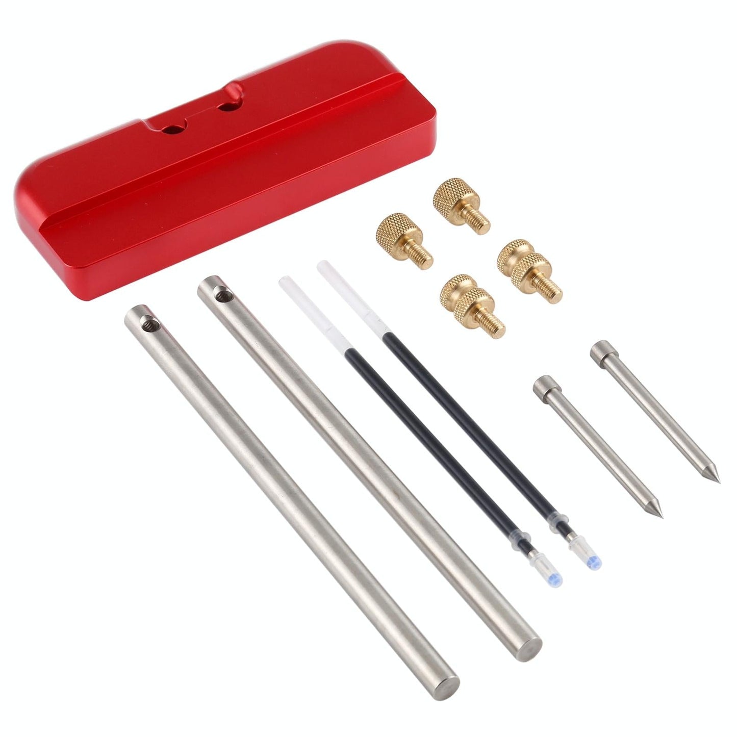 Woodworking Level Line Tool - Aluminum Alloy Ruler-1915198409820737542