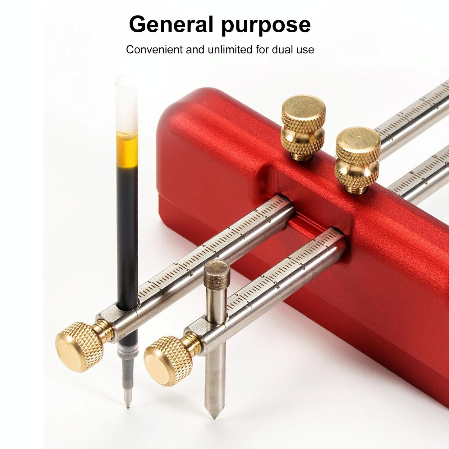 Woodworking Level Line Tool - Aluminum Alloy Ruler-1915198409820737544