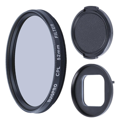 52Mm Cpl Lens Filter With Adapter Ring And Cap For Gopro Hero10 / 9-1915197220047687689