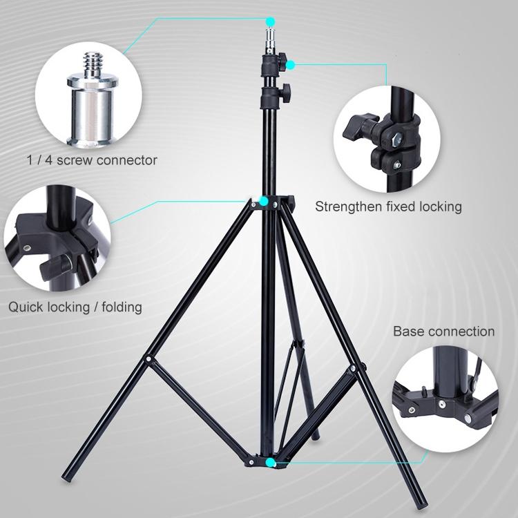 Portable 1.9M Studio Light Tripod - Oubao-1915197070592053252