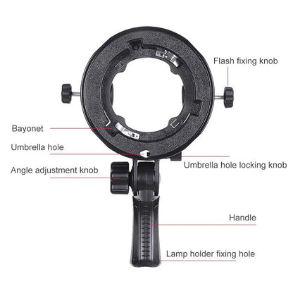 Universal S-Type Flash Holder For Multi-Function Camera Accessories-1915197766825545733