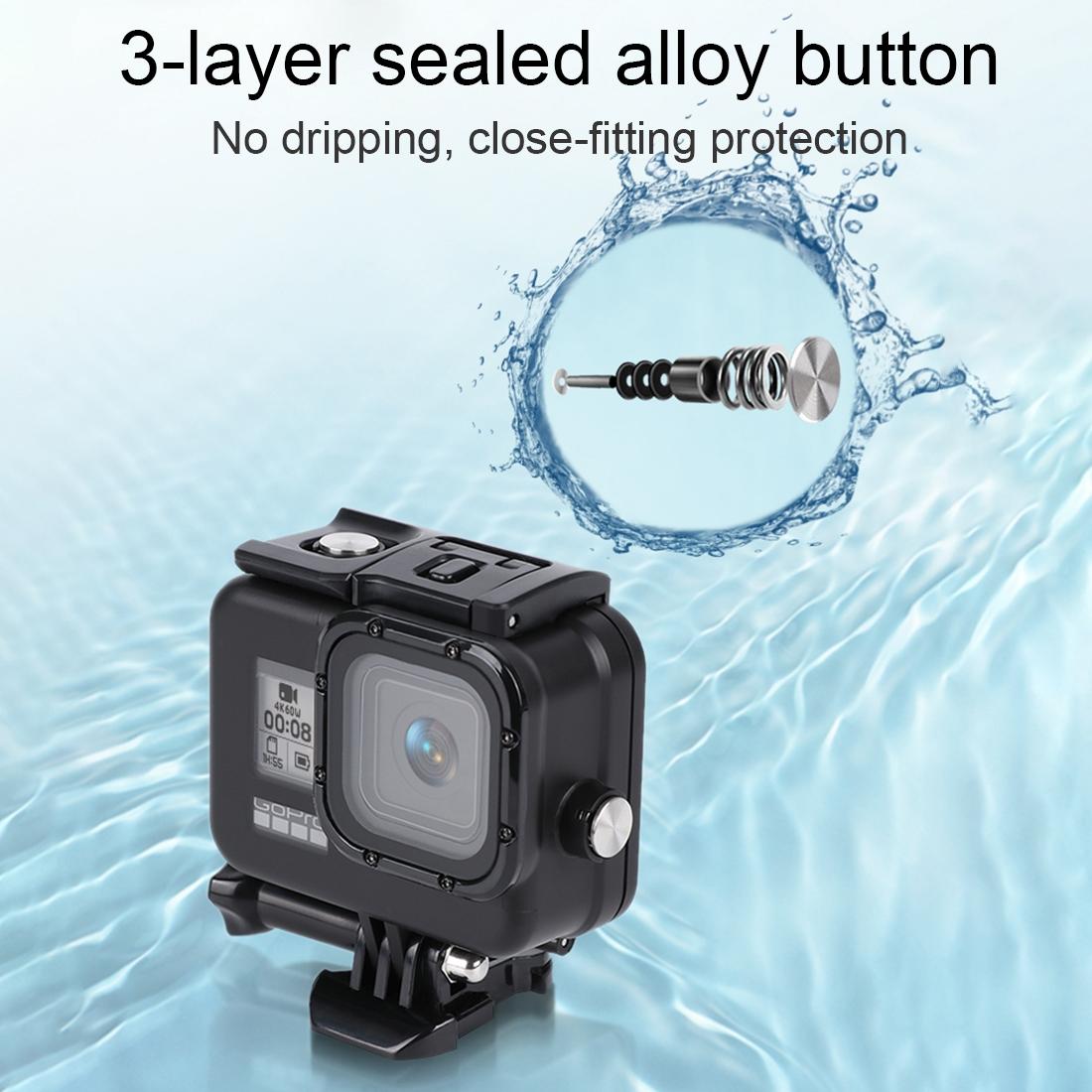 Waterproof Housing For Gopro Hero8 With Mount And Accessories-1915196490280734726