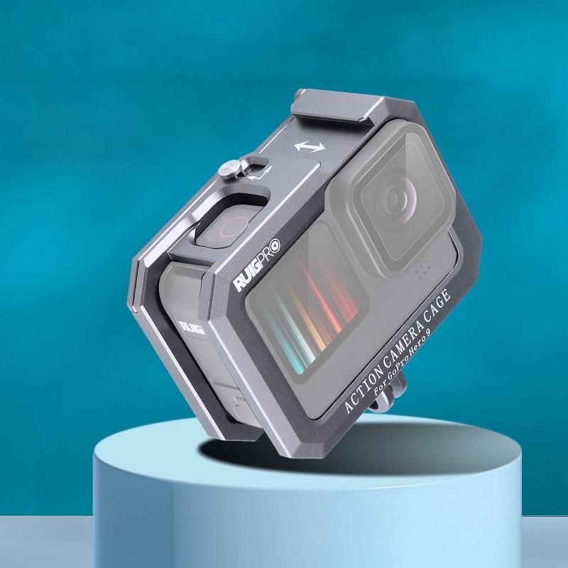 Metal Border Frame Mount For Gopro Hero10 / 9 With Dual Cold Shoes Base-1915196560346583040