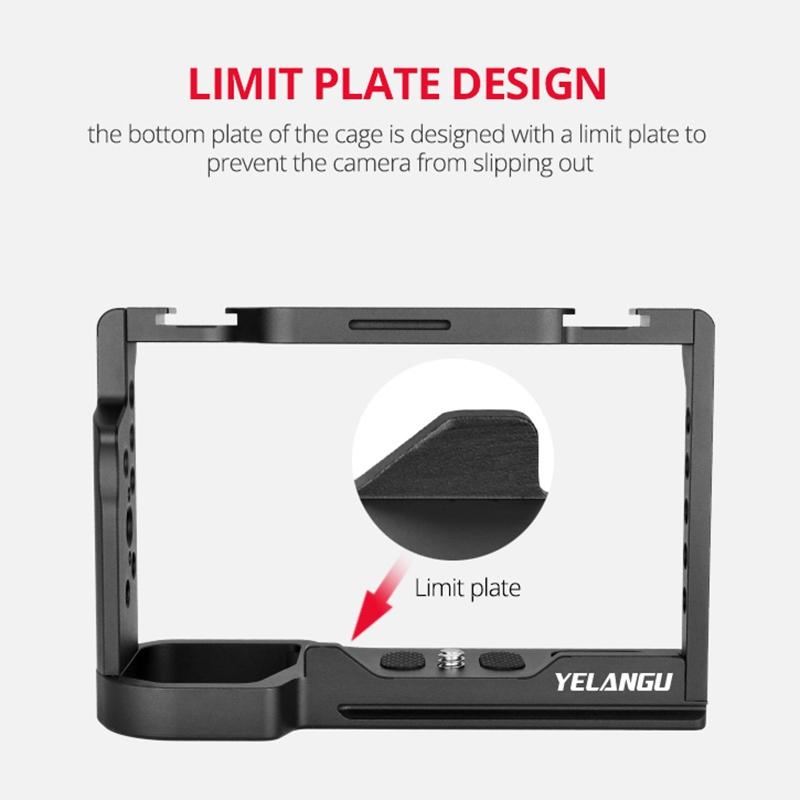 Sony Alpha 7C Video Camera Cage Stabilizer - Black-1915196677770317826