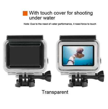 Waterproof Housing For Gopro Hero 6 / 5 With Touch Screen Back Cover - 45M-1915196602444812295