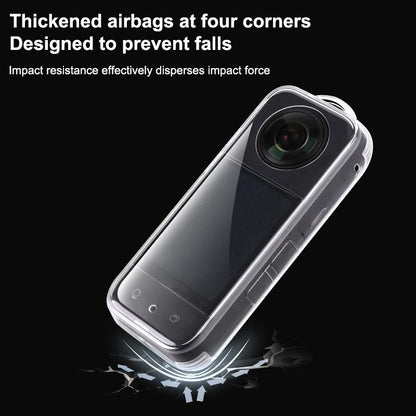 Clear Tpu Protective Case For Insta360 X3 - Full Body-1922443399835815939